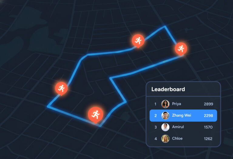 Virtual race tracking